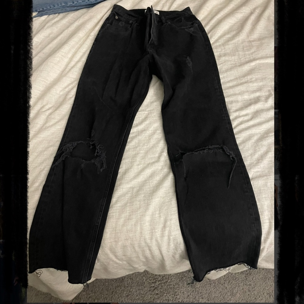 Abercrombie 90s Straight High Rise Jean